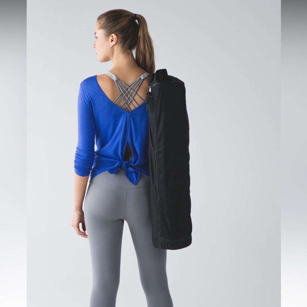 lululemon athletica Zen Bender Long Sleeve Top - Harbor Blue size 8